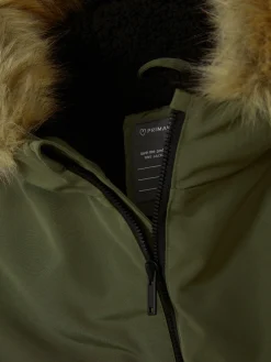 Parka à Capuche En Fausse Fourrure|Primark Hot