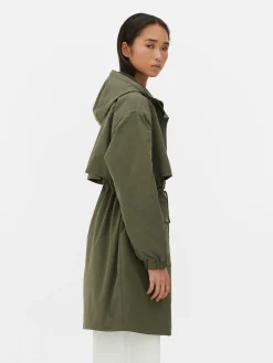 Parka Imperméable à Cordon De Serrage|Primark Best