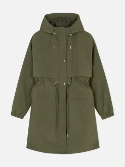 Parka Imperméable à Cordon De Serrage|Primark Best