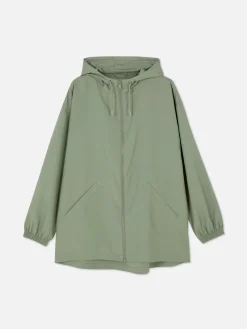 Parka Imperméable Légère à Capuche|Primark New