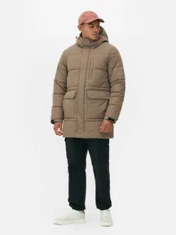 Parka Matelassée à Capuche|Primark Clearance
