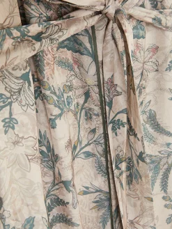 Peignoir En Satin à Fleurs|Primark New