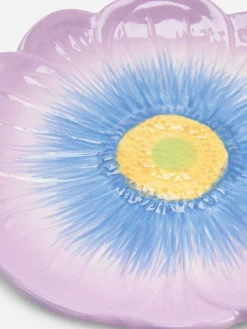 Petite Assiette Texturée En Forme De Fleur|Primark Online