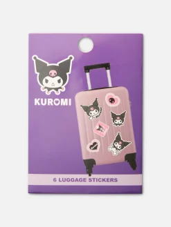 Pochette De 6 Autocollants à Bagages Hello Kitty Kuromi|Primark Online