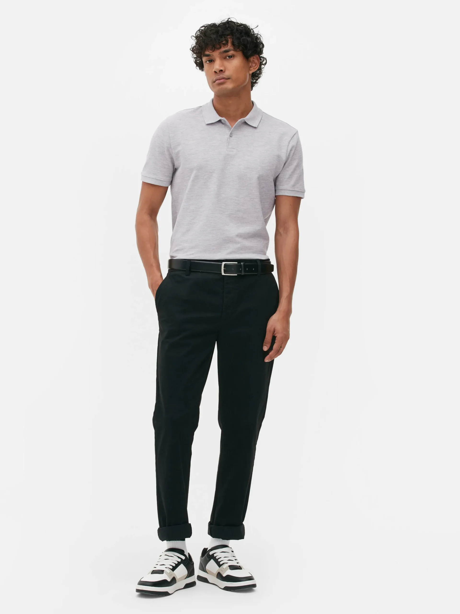 Polo En Piqué à Manches Courtes|Primark Online