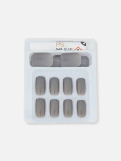 PS... Faux Ongles Brillants Carrés|Primark