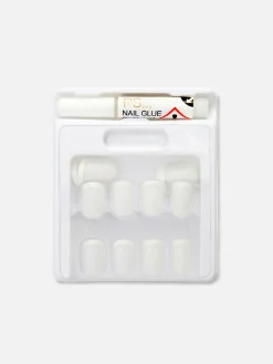 PS... Faux Ongles Brillants Carrés|Primark New