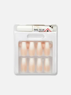 PS... Faux Ongles Brillants Stiletto Effet Dégradé|Primark New