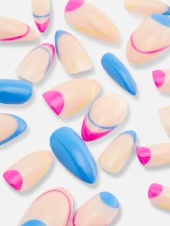 PS... Faux Ongles Brillants Pointus à Motifs Abstraits|Primark Sale