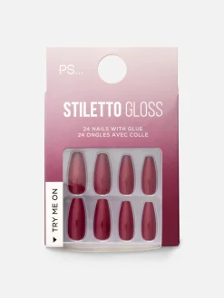 PS... Stiletto Gloss Faux Ongles|Primark Clearance