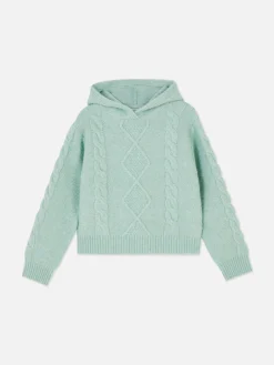 Pull à Capuche En Maille Torsadée|Primark Online