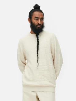 Pull à Col Ras-du-cou En Point De Panier Tressé|Primark Discount