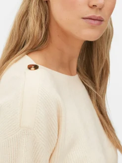 Pull à Encolure Bateau Et à épaules Boutonnées|Primark Sale