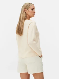 Pull à Encolure Bateau Et à épaules Boutonnées|Primark Sale