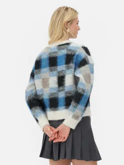 Pull Brossé à Carreaux Rita Ora|Primark Online