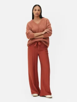 Pull Coupe Regular à Col En V|Primark Discount