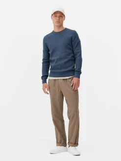 Pull Côtelé à Col Ras-du-cou|Primark Outlet