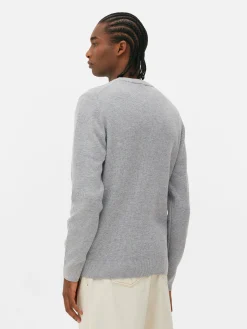 Pull Côtelé à Col Ras-du-cou|Primark Clearance