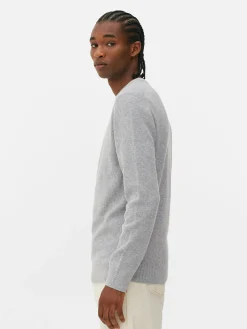 Pull Côtelé à Col Ras-du-cou|Primark Clearance