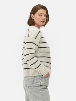 Pull Droit à Rayures|Primark Discount