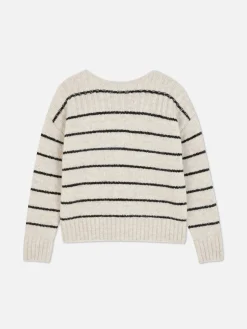 Pull Droit à Rayures|Primark Discount