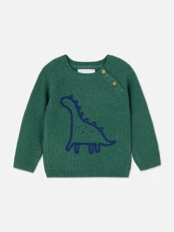 Pull En Maille à Motif Dinosaure|Primark