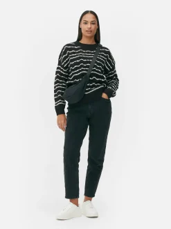Pull En Maille Ajourée à Col Ras-du-cou|Primark Online