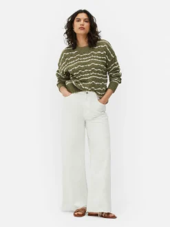 Pull En Maille Ajourée à Col Ras-du-cou|Primark Discount