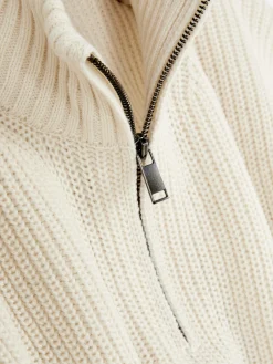 Pull En Maille Côtelée à Col Zippé|Primark Best