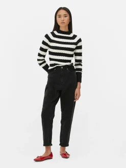 Pull En Maille Torsadée à Col Montant|Primark Online