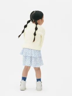 Pull En Maille Torsadée à Fleurs Brodées|Primark Discount