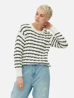 Pull En Maille Torsadée à Rayures|Primark Online