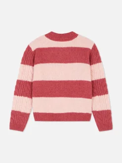 Pull En Maille Torsadée à Rayures|Primark Online