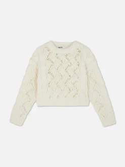 Pull En Maille Torsadée Ajourée Rita Ora|Primark New