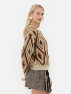 Pull En Tricot à Motif Losange Rita Ora|Primark Online