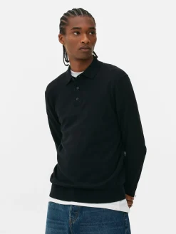 Pull Polo à Manches Longues|Primark New