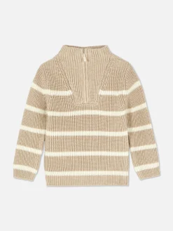 Pull Rayé à Col Cheminée|Primark Online