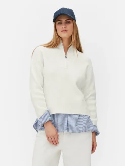 Pull Tricoté à Encolure Zippée|Primark Best