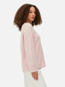 Pull Tricoté Avec Manches à Revers|Primark Clearance