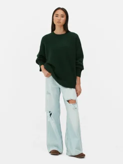 Pull Tricoté Avec Manches à Revers|Primark