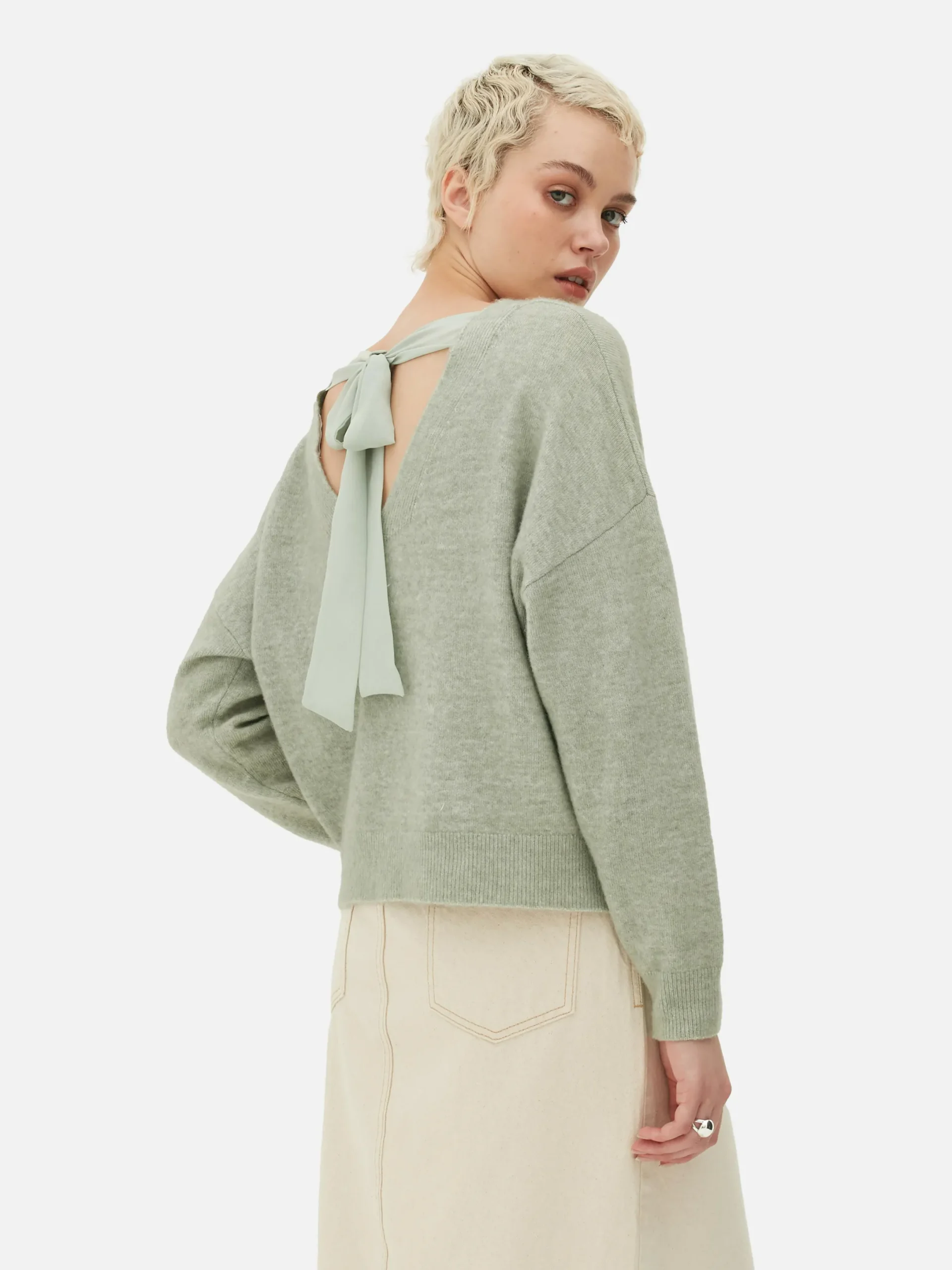 Pull Tricoté Avec Nœud Dans Le Dos|Primark Online