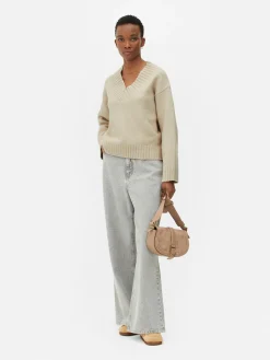 Pull Tricoté épais à Col En V|Primark Sale