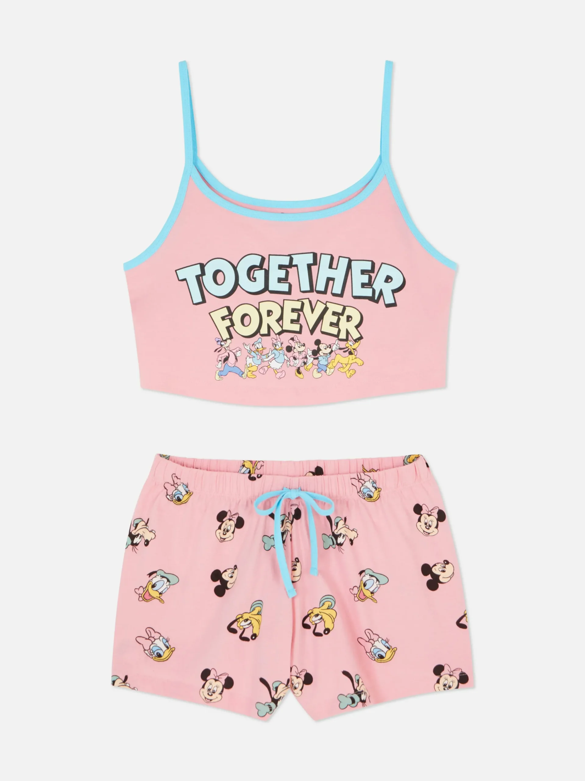 Pyjama Caraco Court Disney Mickey Mouse Et Ses Amis|Primark Sale