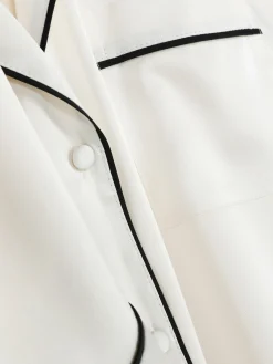 Pyjama Chemise à Manches Longues En Satin|Primark Sale