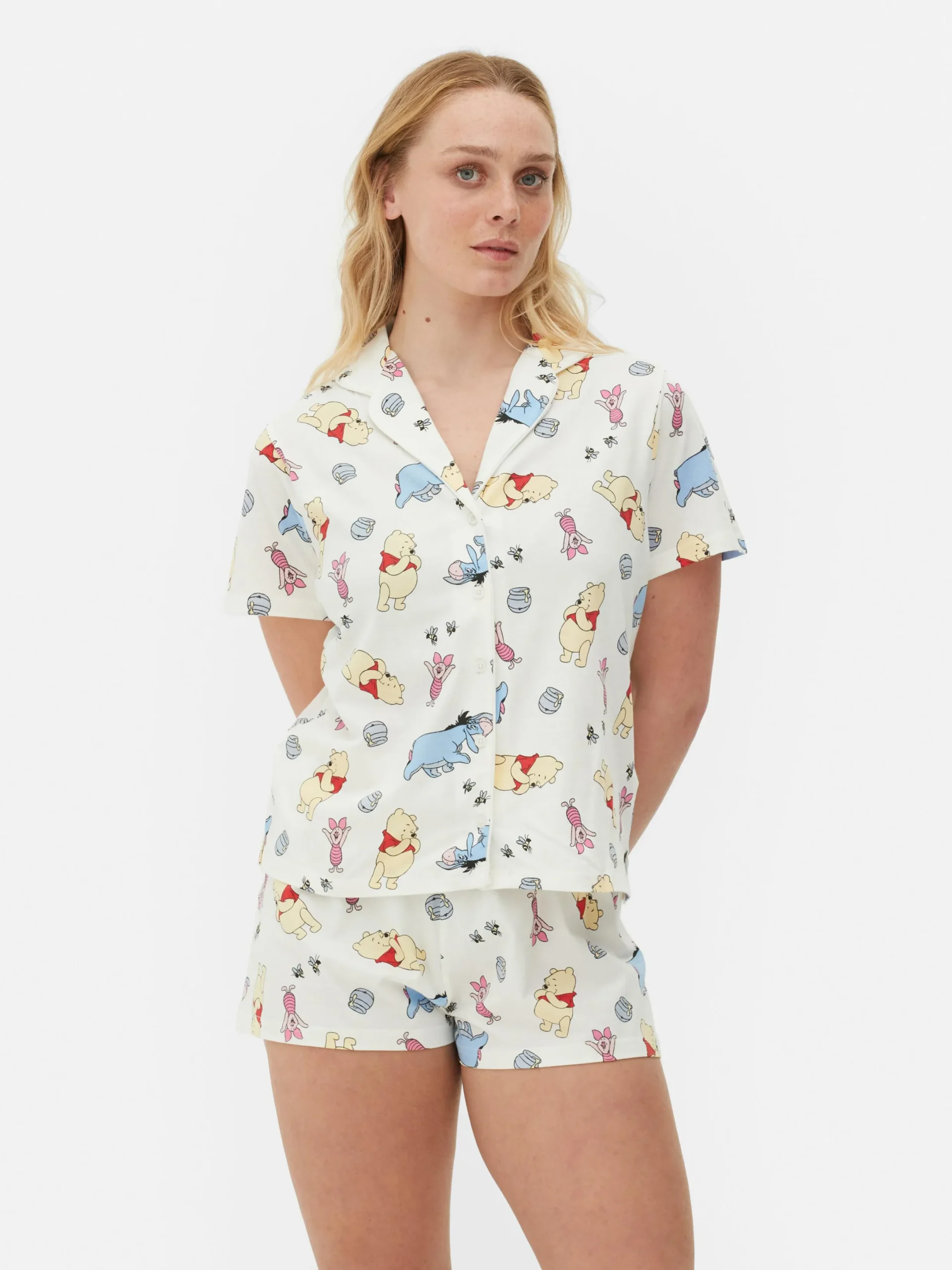 Pyjama Chemise Et Short Disney Winnie L'ourson|Primark Hot