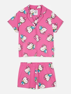 Pyjama Chemise Et Short 50e Anniversaire Hello Kitty|Primark New
