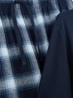 Pyjama En Coton Brossé à Carreaux|Primark Online