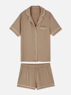 Pyjama En Jersey à Manches Courtes|Primark Best