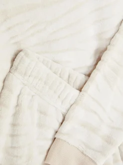 Pyjama En Molleton à Manches Longues|Primark Clearance