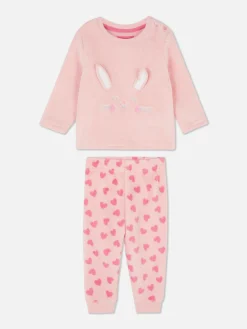 Pyjama En Molleton à Motif Personnage Animal|Primark New